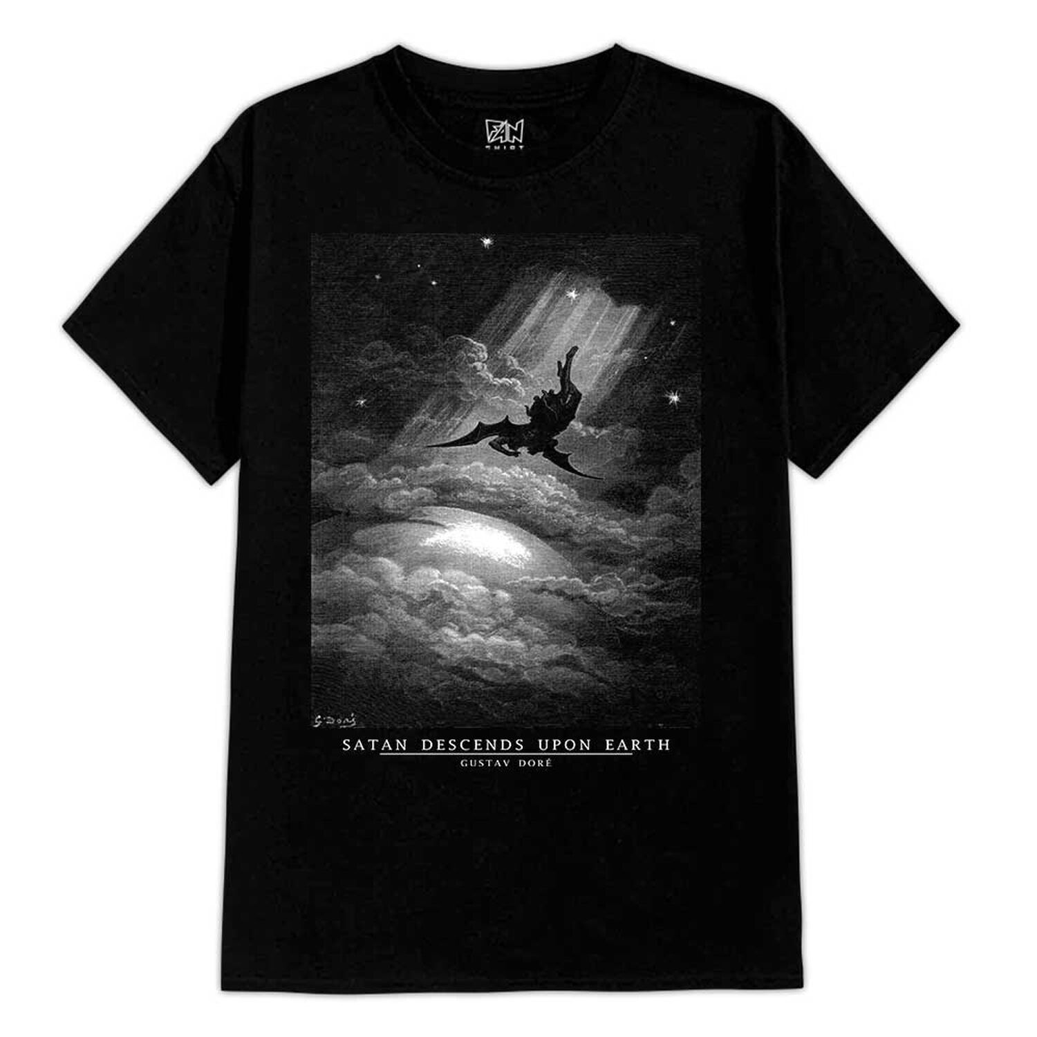 Polera Estampada Dore Gustav Satan Descends Upon Earth image number 0.0