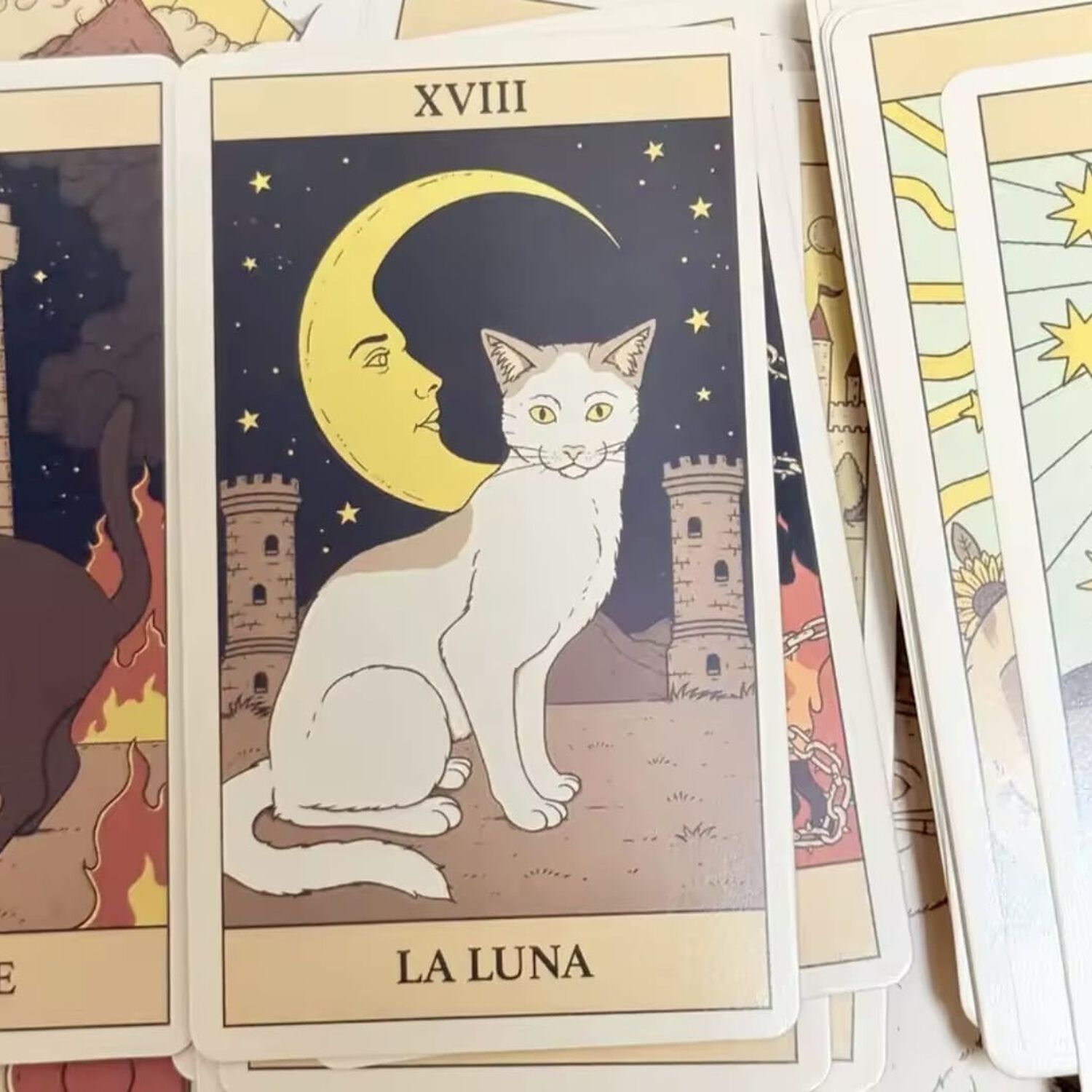 Tarot De Los Gatos 78 Cartas En Espanol image number 7.0