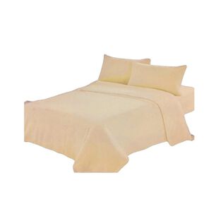 Sabanas 2 Plazas 4 Piezas Polar 144 Hilos Beige