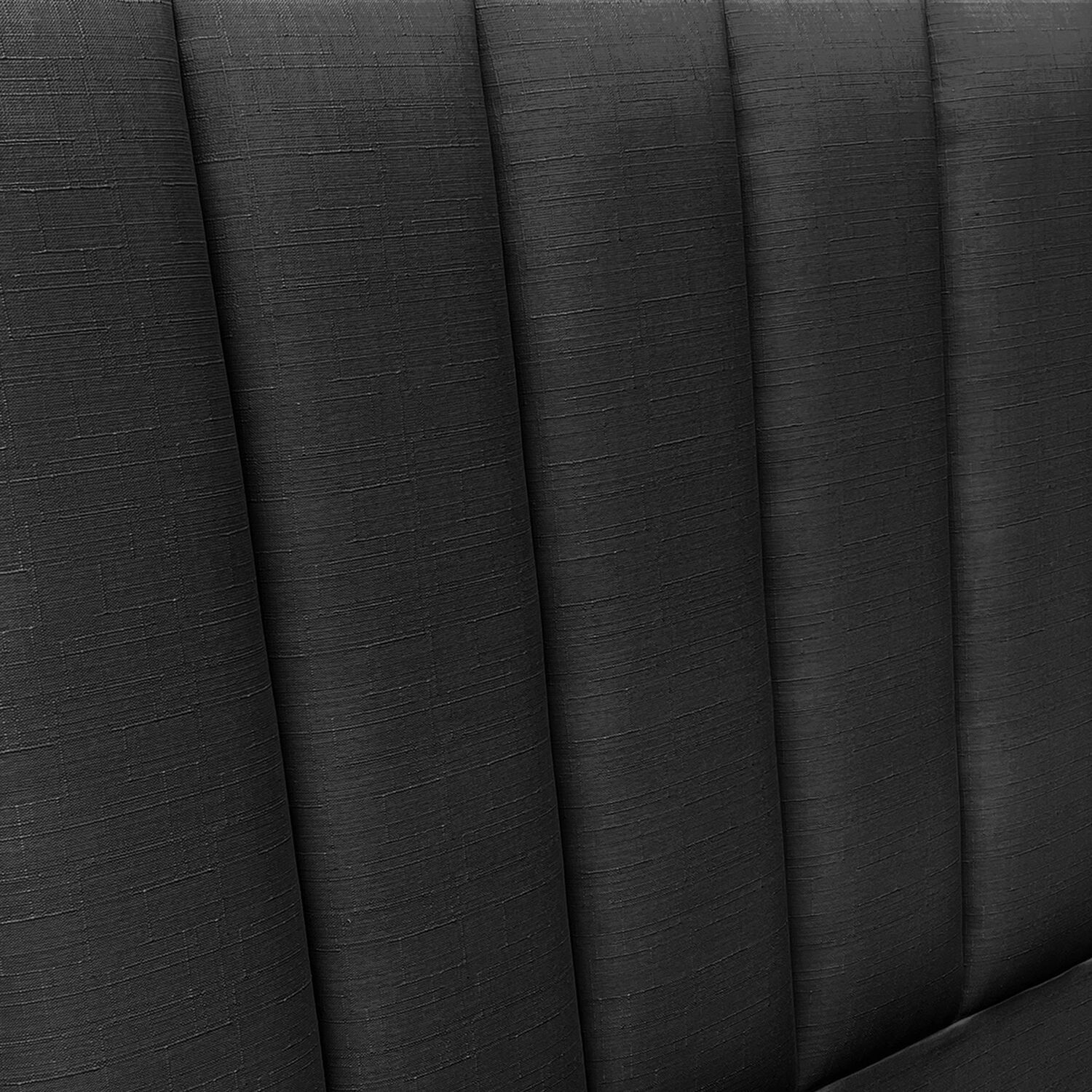 Respaldo De Cama Tubular Vertical Lino Grafito 1,5 Plazas image number 2.0