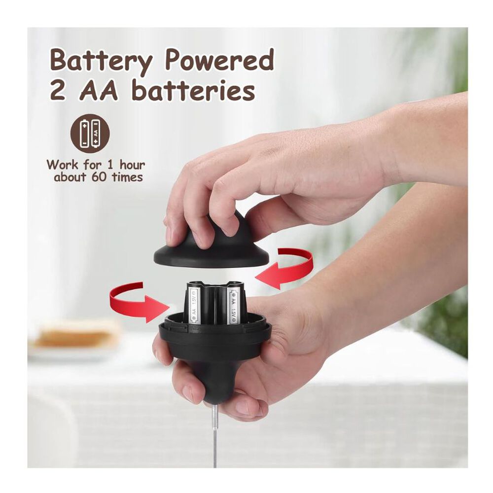 Espumador De Leche Batidora Para Hacer Espuma De Café 450 Ml image number 4.0