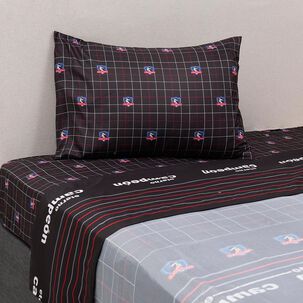 Juego De S&aacute;banas Colo Colo Escoses / 1.5 Plazas