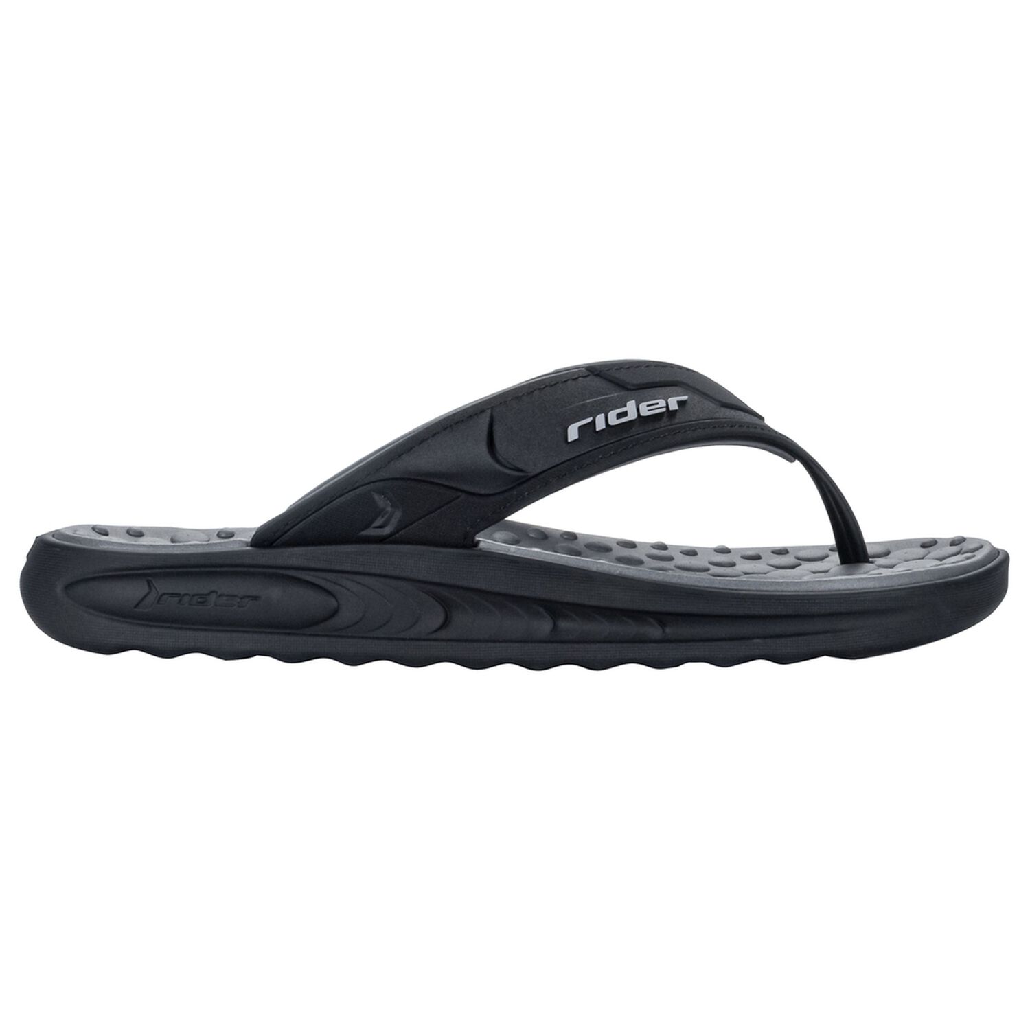 Sandalia Hombre Negro Soft Plus Rider image number 1.0