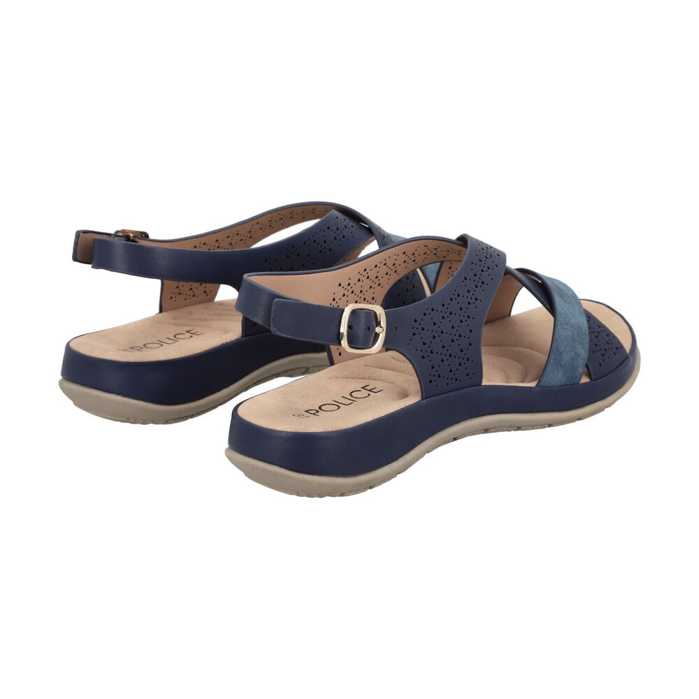 Sandalia Mujer Azul Catalina Police image number 3.0