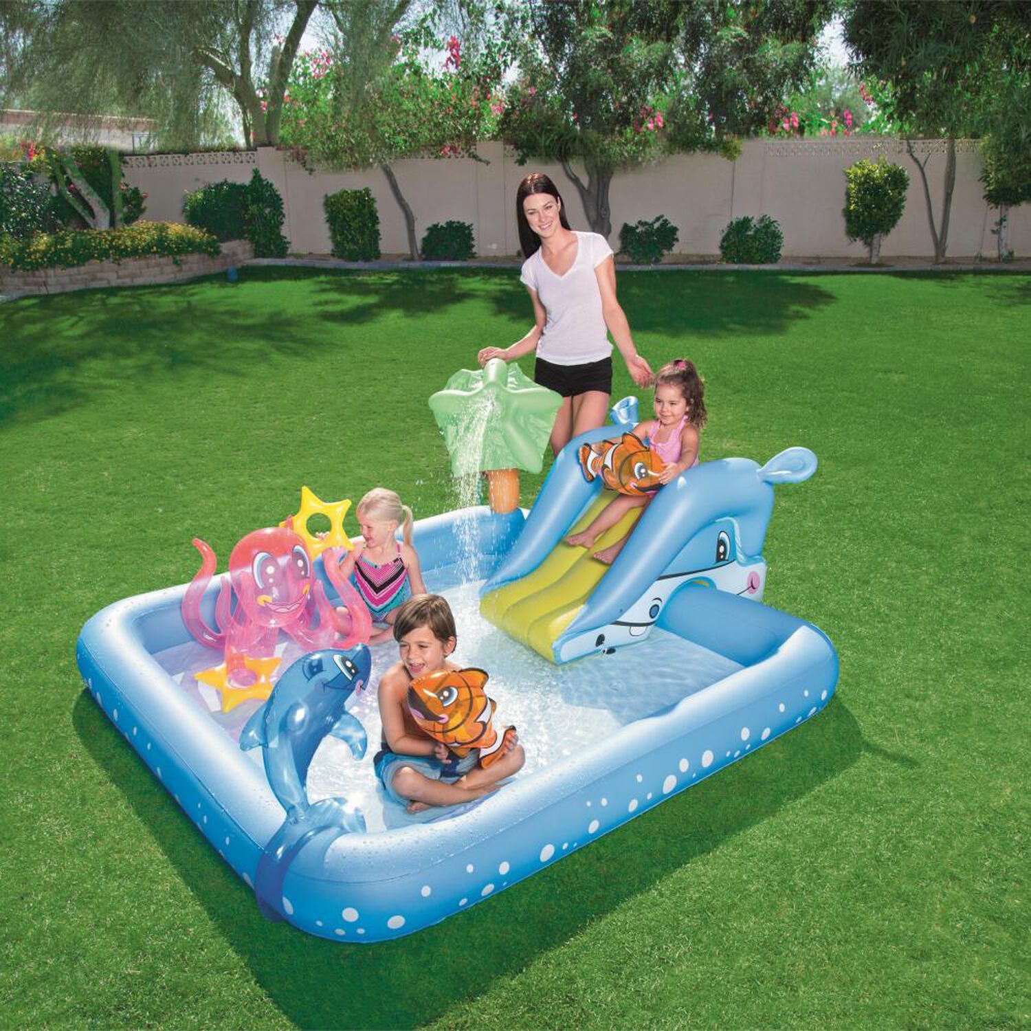 Centro De Juegos Inflable Bestway Acuario Fant&aacute;stico image number 3.0