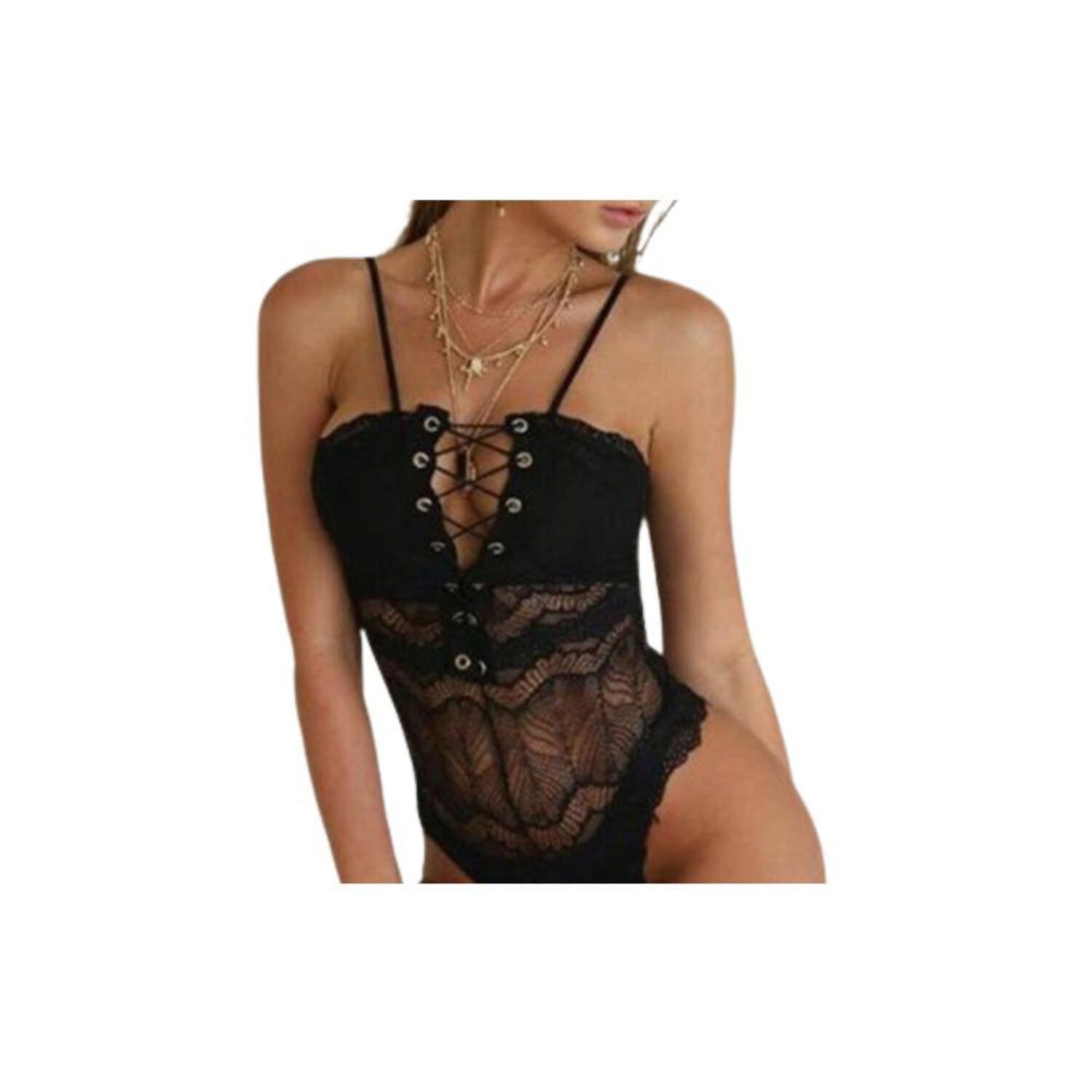 Body Lencer&iacute;a Erotica Sexy Ropa Interior De Encaje image number 2.0