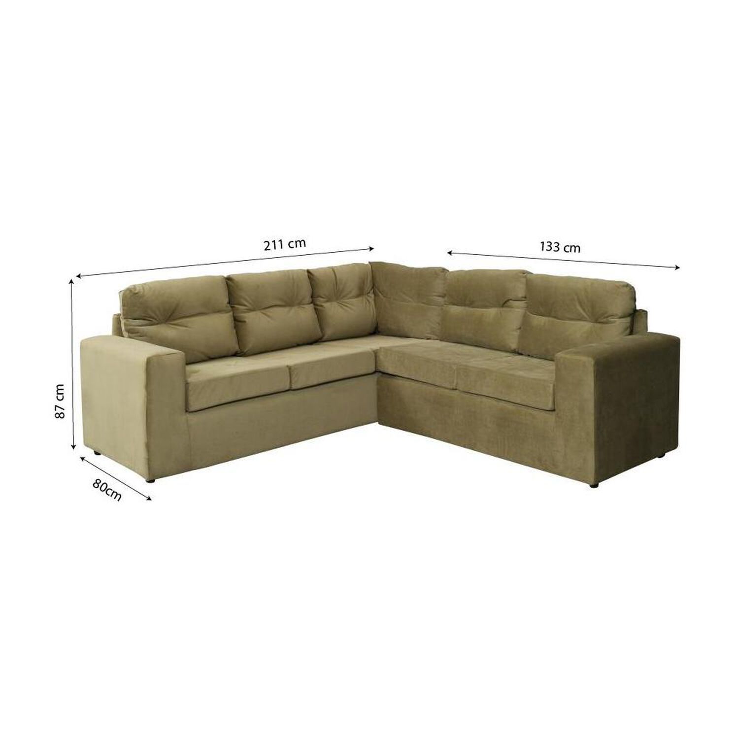 Sofa Seccional Casaideal 2P Lyon Felp / 5 Cuerpos image number 6.0