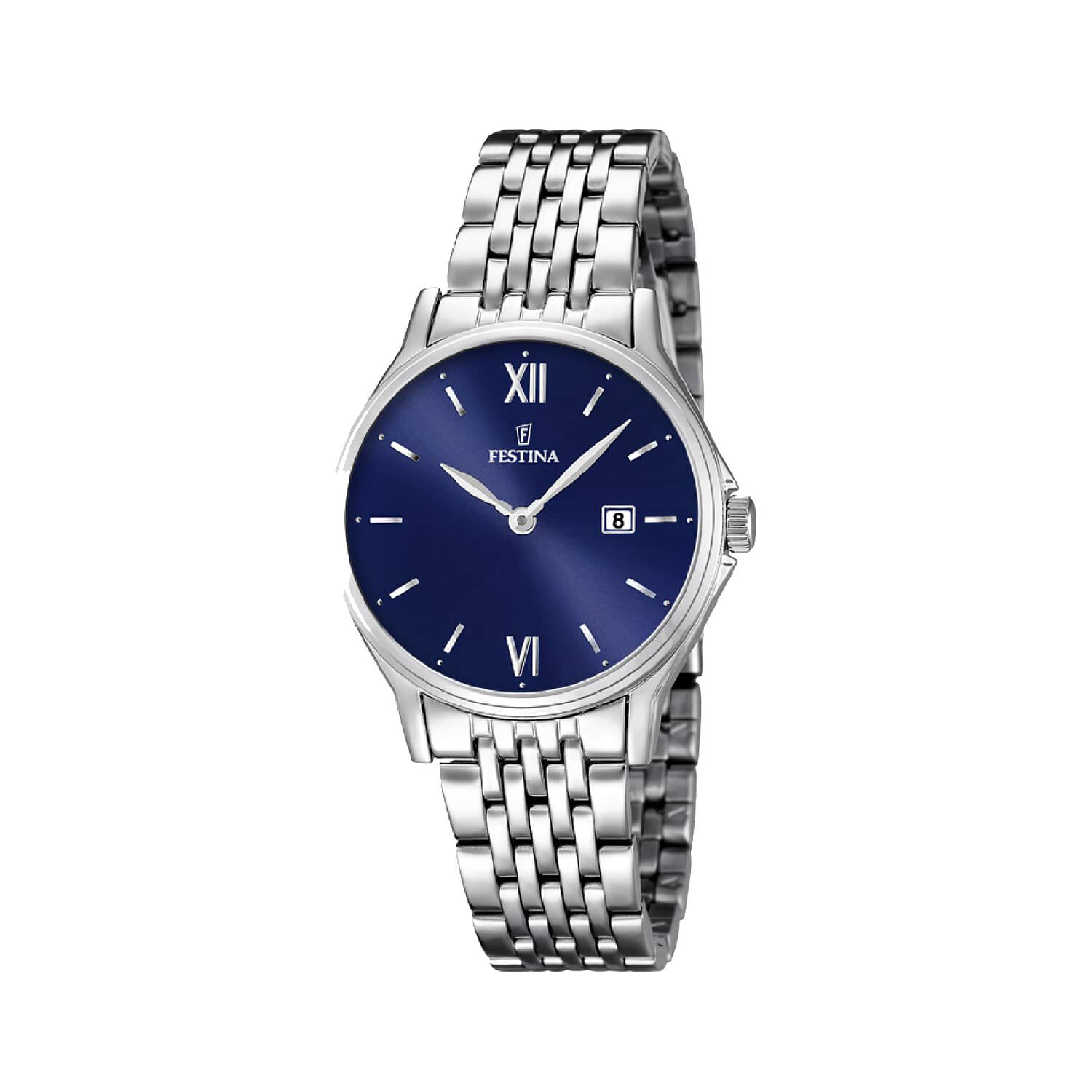 Reloj F16748/3 Festina Azul Mujer Acero Cl&aacute;sico image number 0.0