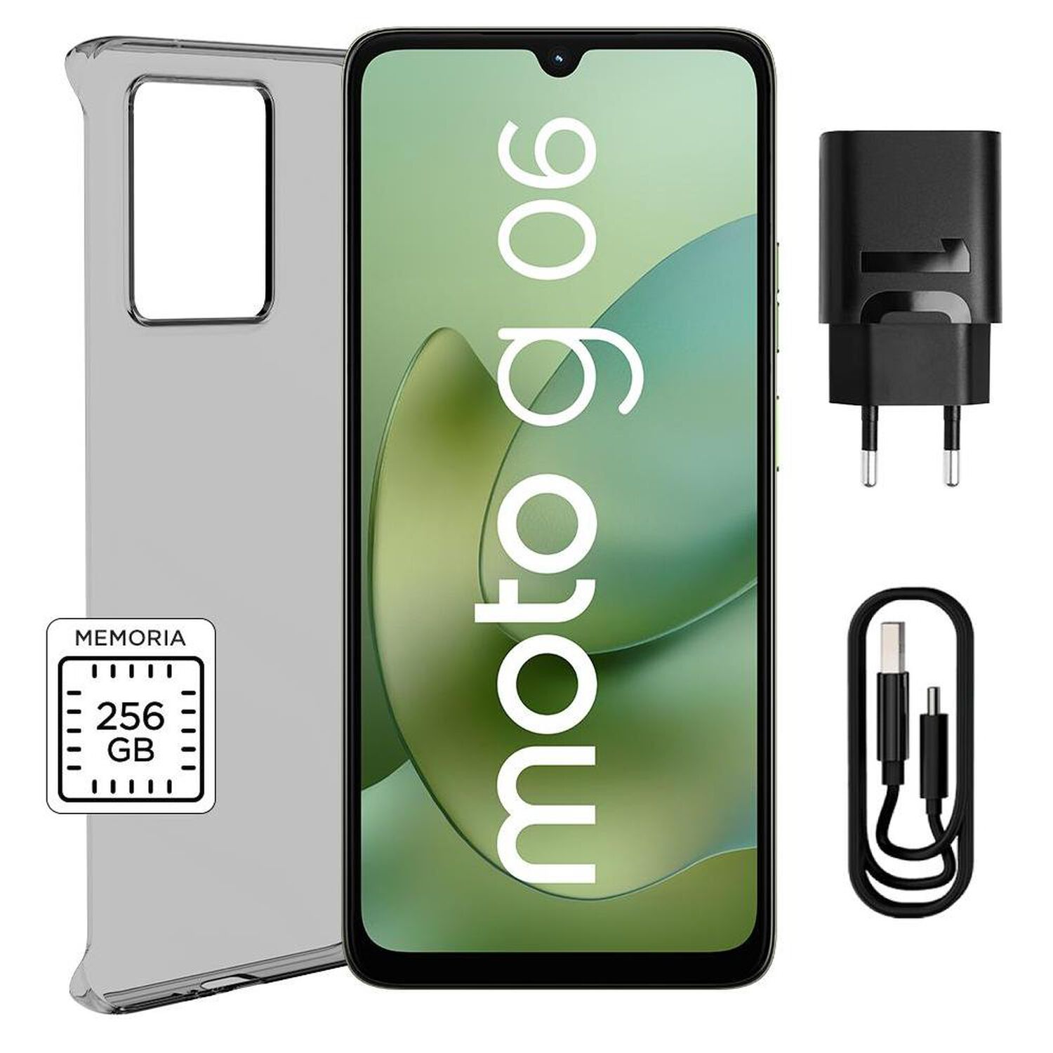 Smartphone Motorola Moto G06 / 256 GB / Verde / Liberado image number 0.0