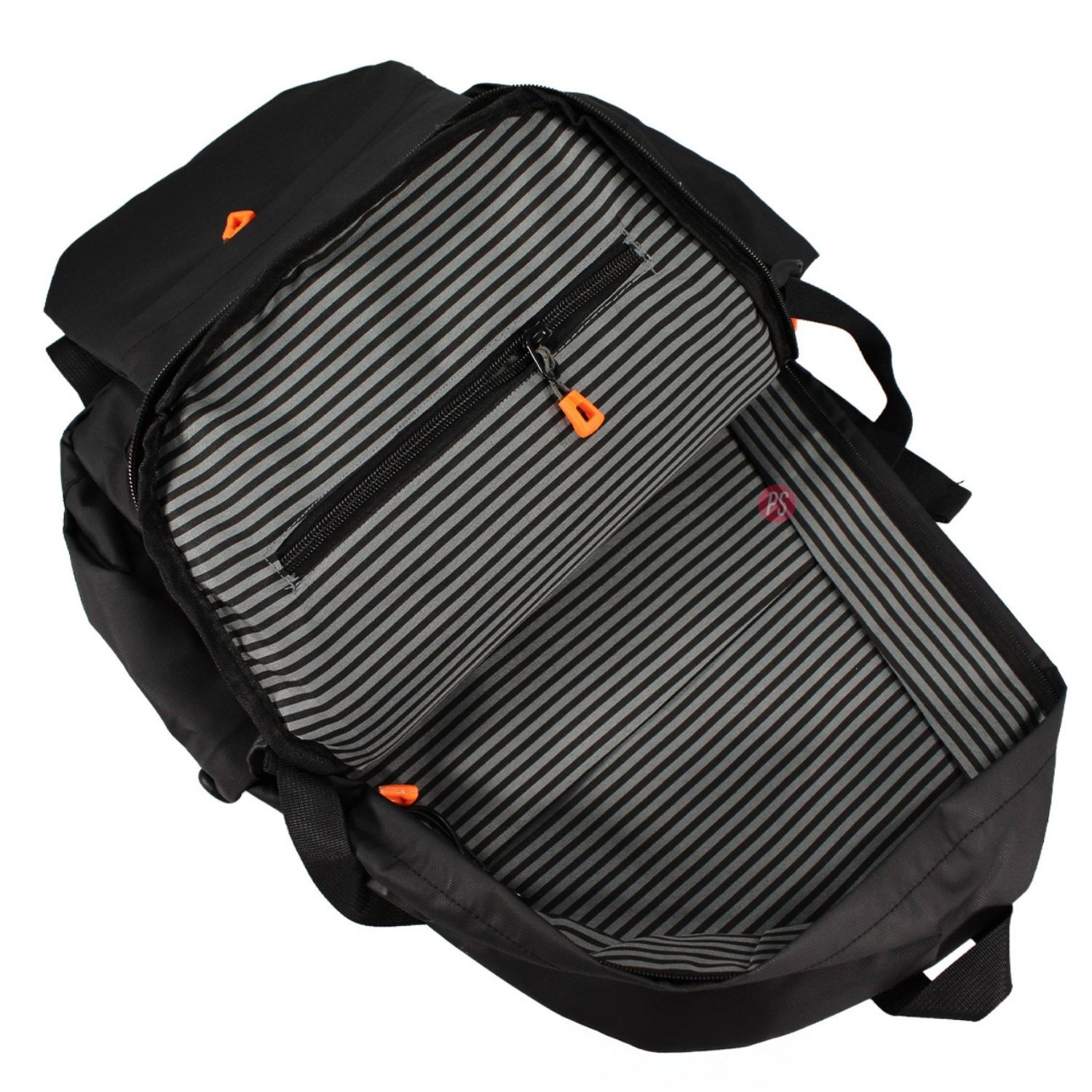 Mochila Negra Outdoor Casual Comoda Y Resistente - Ps image number 1.0
