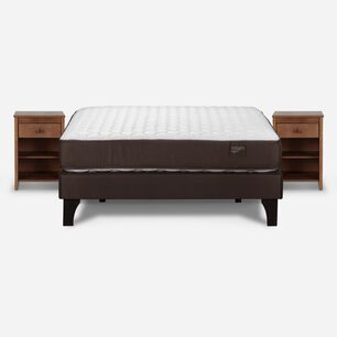 Cama Europea Rosen Ergo T / 2 Plazas / Base Normal + Velador Ferraras