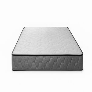 Colchon Hipnos Premium 2.0 Plaza Resortes Bonell Altura 30 Cm Gris /blanco