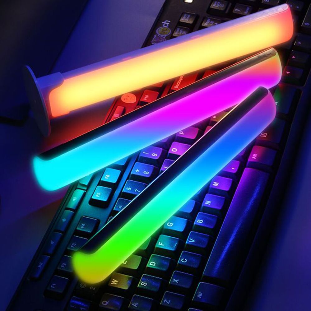 Pack 2 Luces Rgb Ritmo Ambiental Recargable image number 2.0