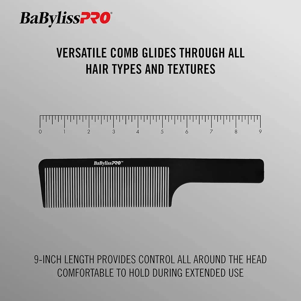 Peine Babylisspro Barberlogy Corte Barberia 9pulgadas Negro image number 2.0