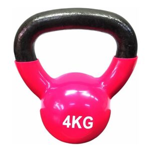 Pesa Rusa Kettlebell 4kg Acero Y Vinilo