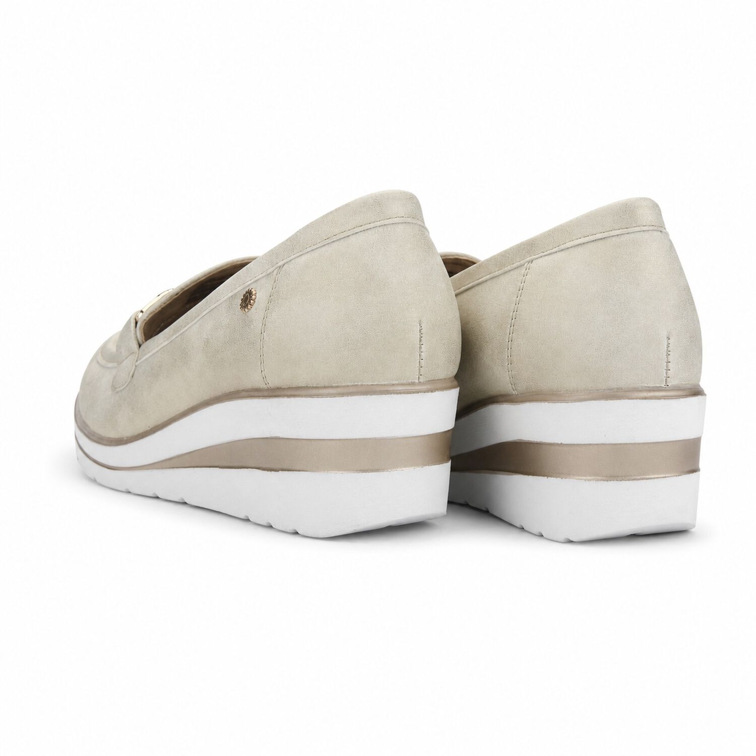 Mocasin Dorado Mujer Casual Chalada Zlat image number 6.0