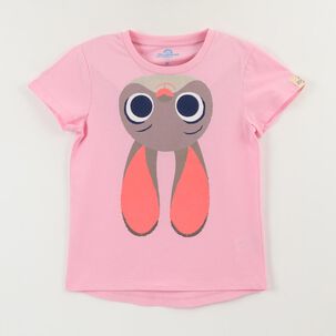 Polera Manga Corta Niña Hopps Zootopia Polera Manga Corta Niña Hopps Zootopia