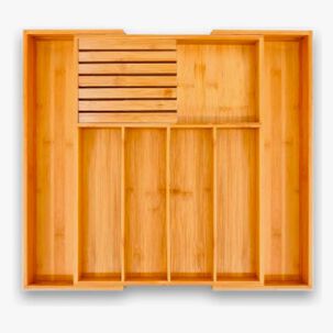 Organizador De Cubiertos Bamb&uacute;