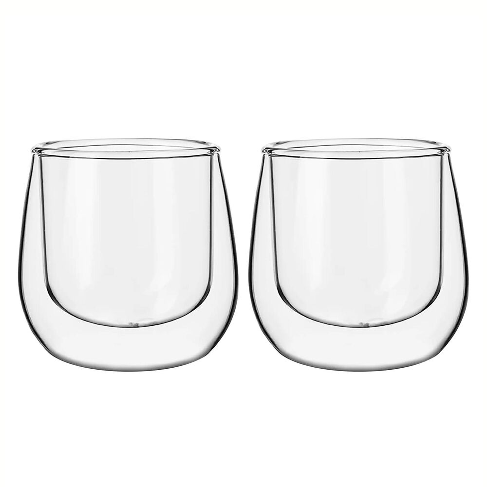 Set 2 Mug Glasso Vasos Doble Pared Vidrio 90 Ml image number 0.0