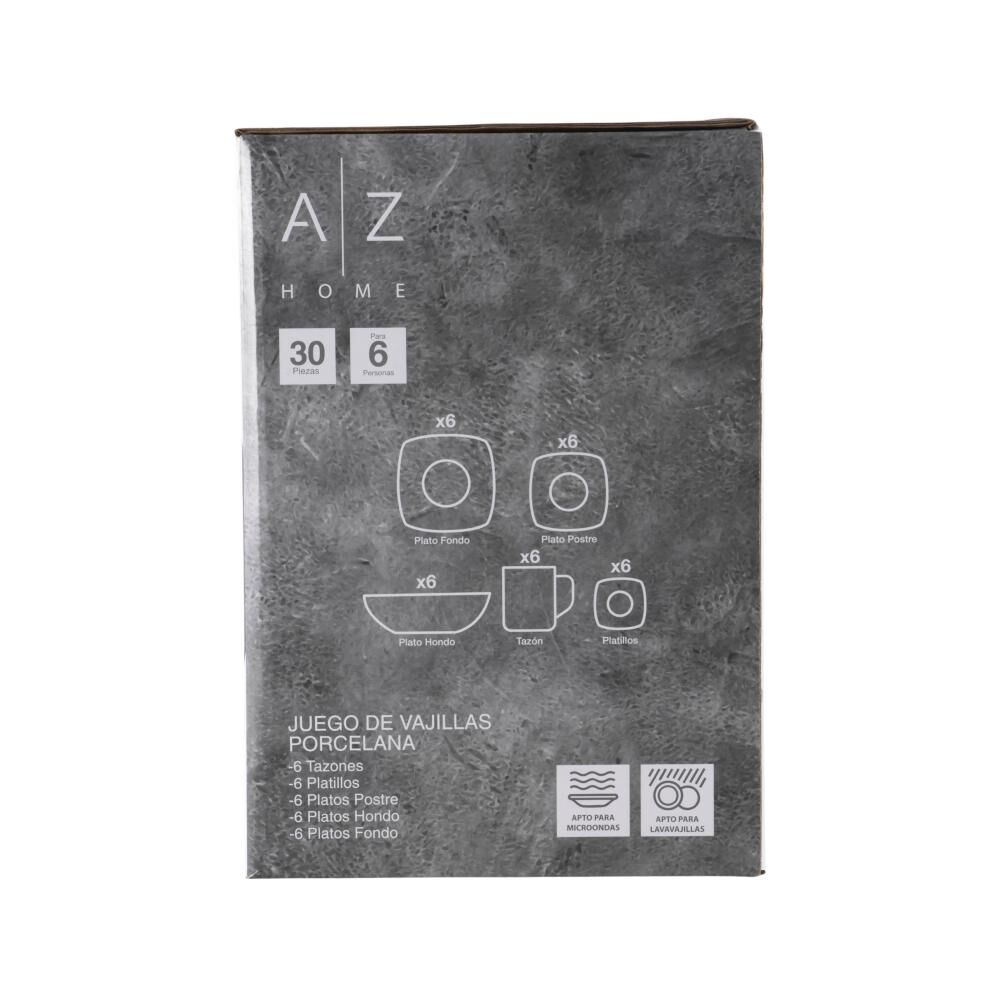 Juego De Vajilla Azhome Noir / 30 Piezas / 6 Personas image number 4.0