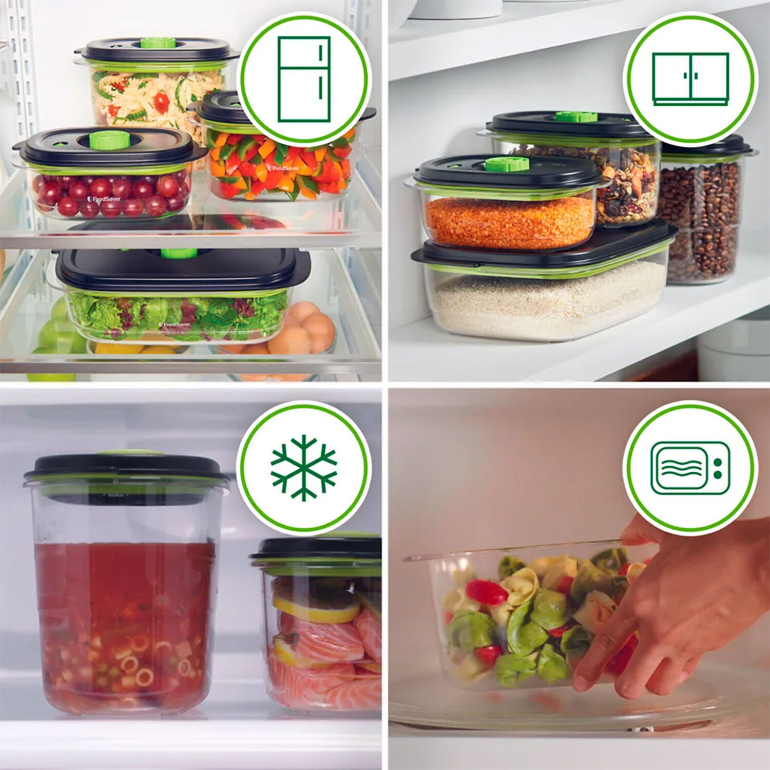 Pack 3 Contenedores Foodsaver Con Marinador image number 6.0