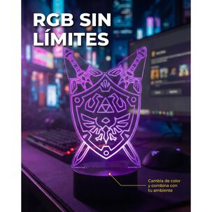 Lampara 3d Zelda Escudo