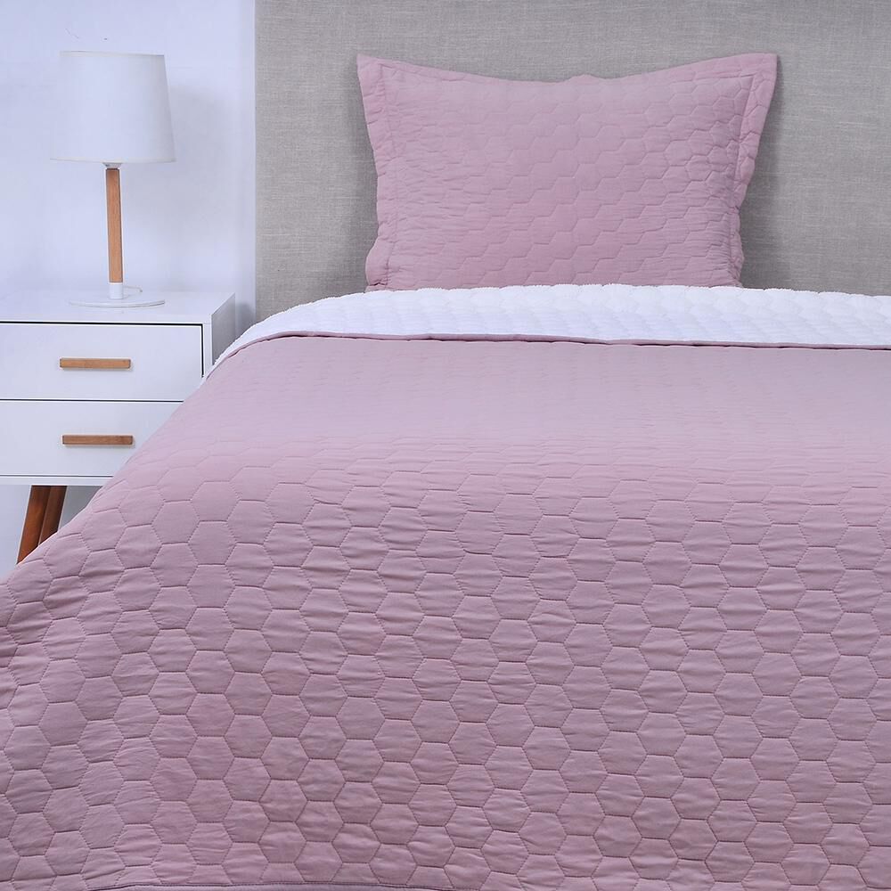 ▷ Quilt Sherpa Mashini Liso / 1.5 Plazas - Cubrecamas, Quilt y Set Quilt en  【Hites】
