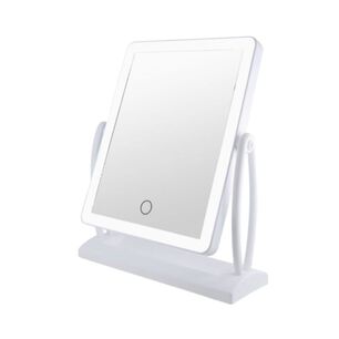 Espejo Maquillaje Luz Led T&aacute;ctil Pilas
