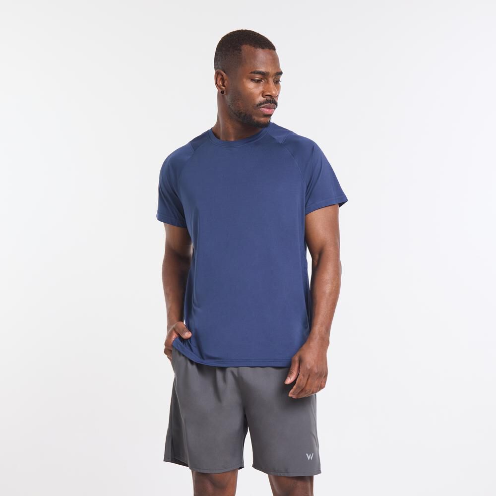 Polera Deportiva Manga Corta Cuello Redondo Hombre Wetland image number 0.0