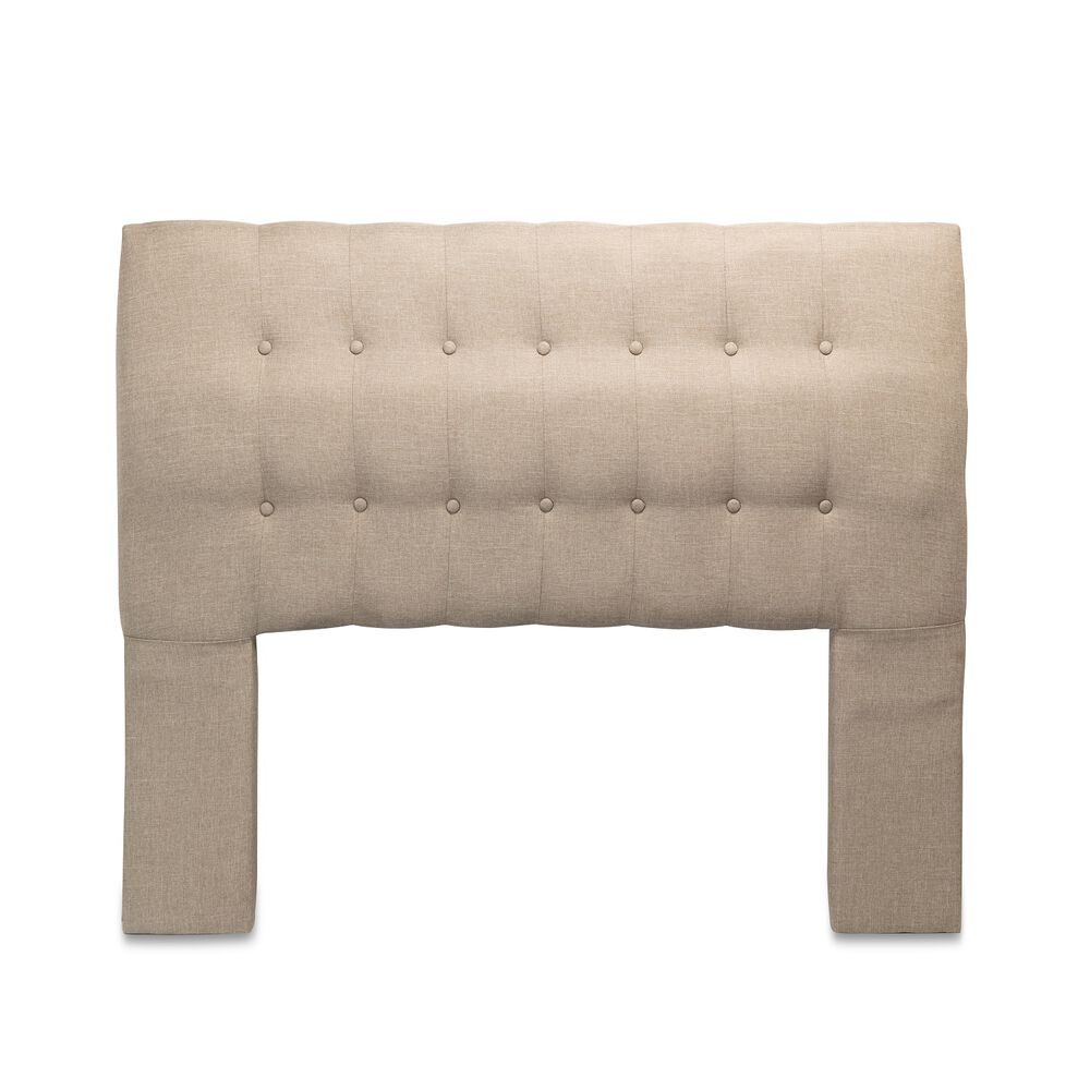 Respaldo Sevilla Con Patas Tela King Beige image number 1.0