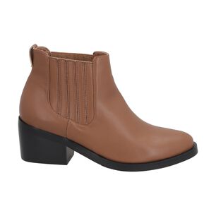 Botin Casual Mujer Caf&eacute; Aura Police