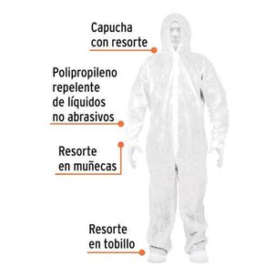 Overol Desechable Xl - Truper Overd-xl