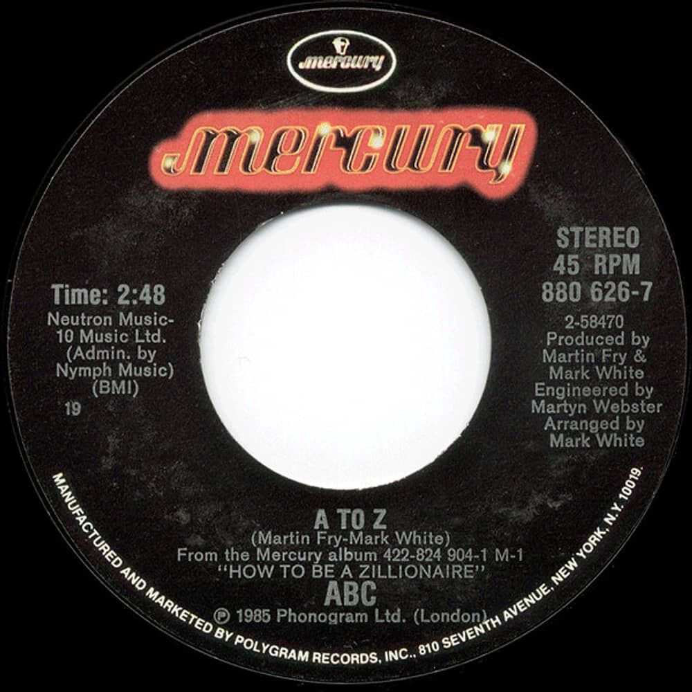 Abc - Be Near Me | 7" Single Vinilo Usado image number 3.0