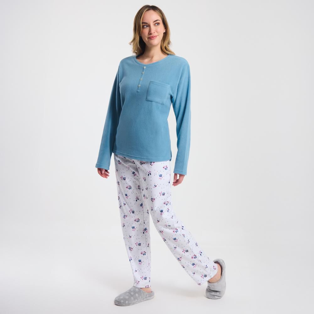Pijama Manga Larga Mujer Lesage image number 2.0