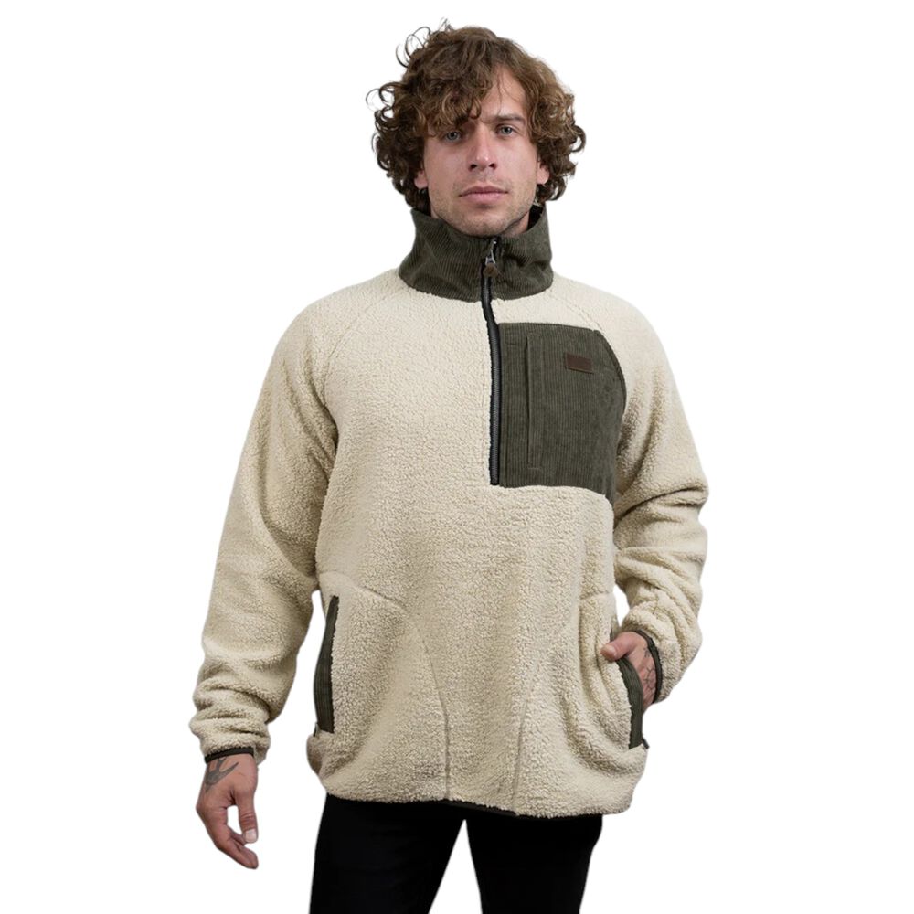 Polerón Sherpa Nomadic Beige Hombre Falcone image number 2.0