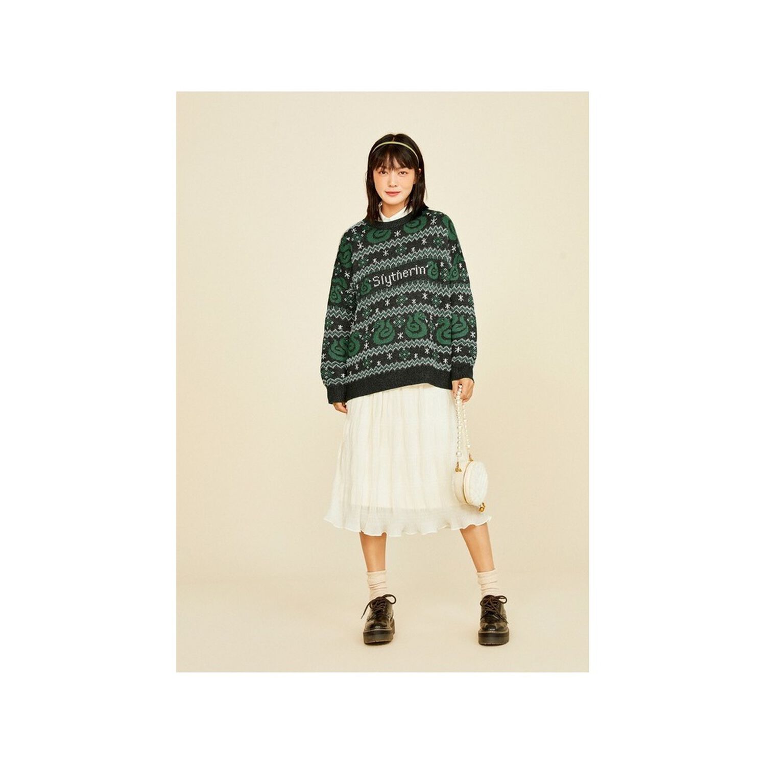 Sweater Mujer Slytherin Harry Potter Chaleco image number 0.0