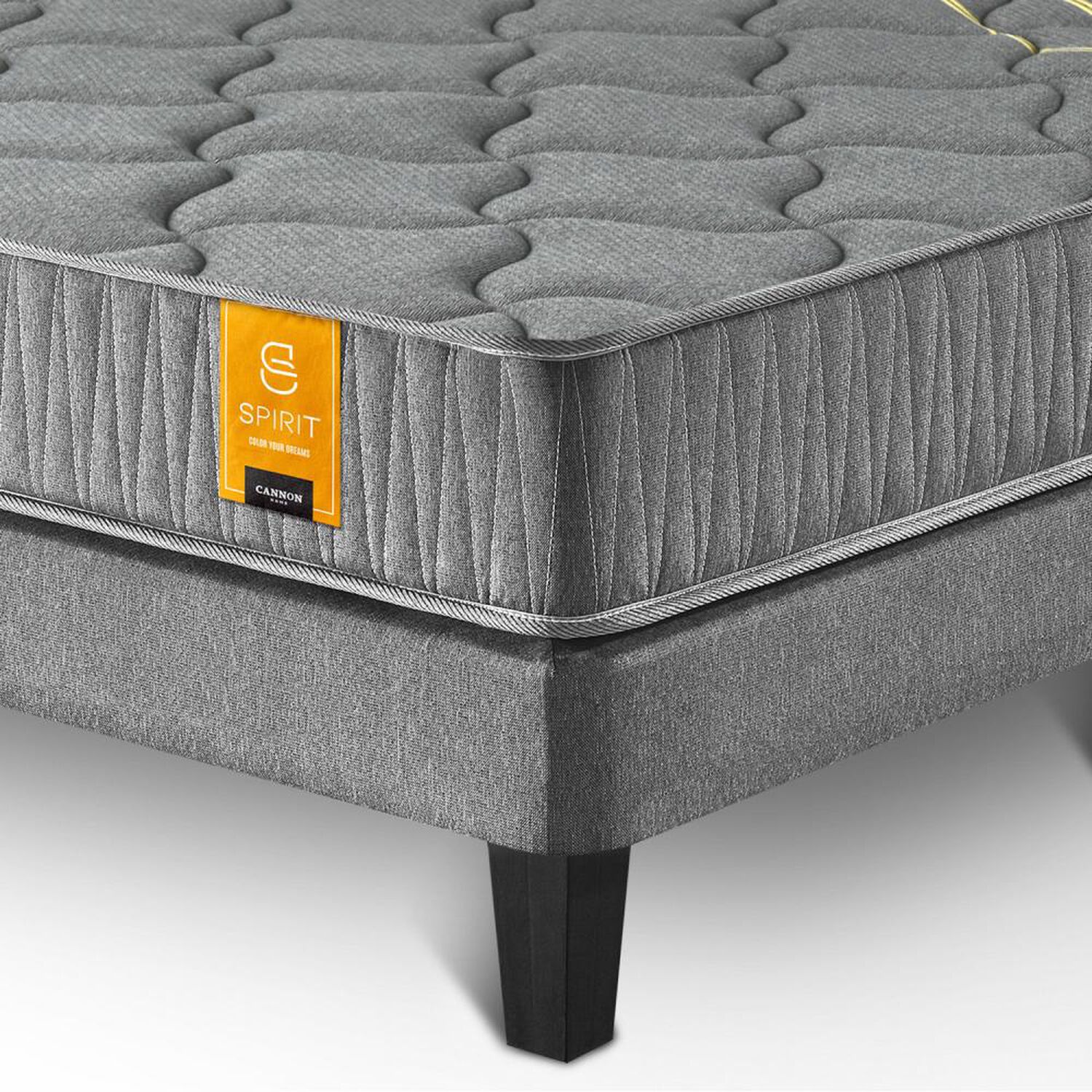 Cama Europea Cannon Home Spirit / 1.5 Plazas / Base Normal + Almohadas image number 1.0