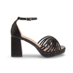 Sandalia Taco Negro V&iacute;a Franca Art. 5kd83black