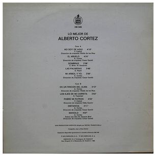 Alberto Cortez - Lo Mejor | Vinilo Usado