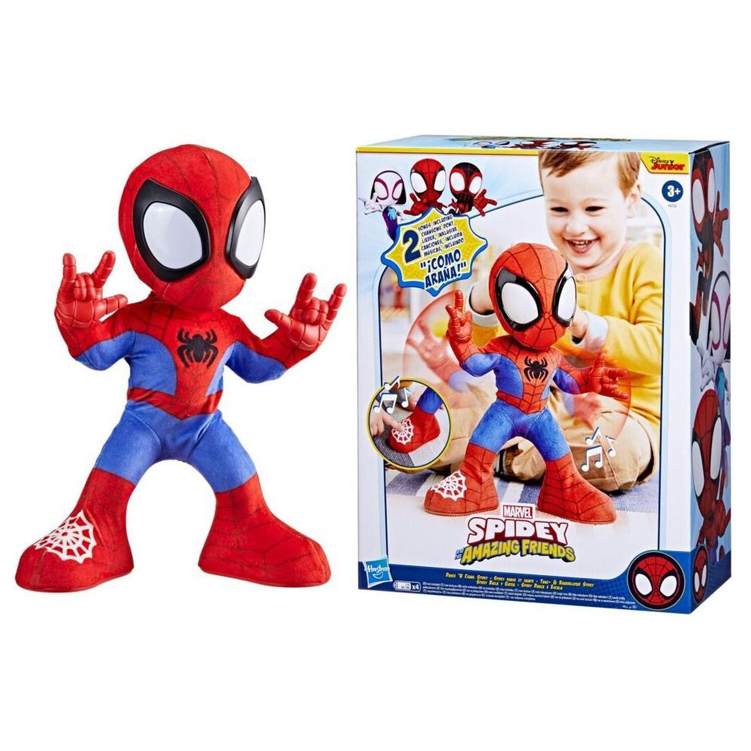 Peluche Spidey & His Amazing Friends Baila Y Gatea Spidey image number 8.0