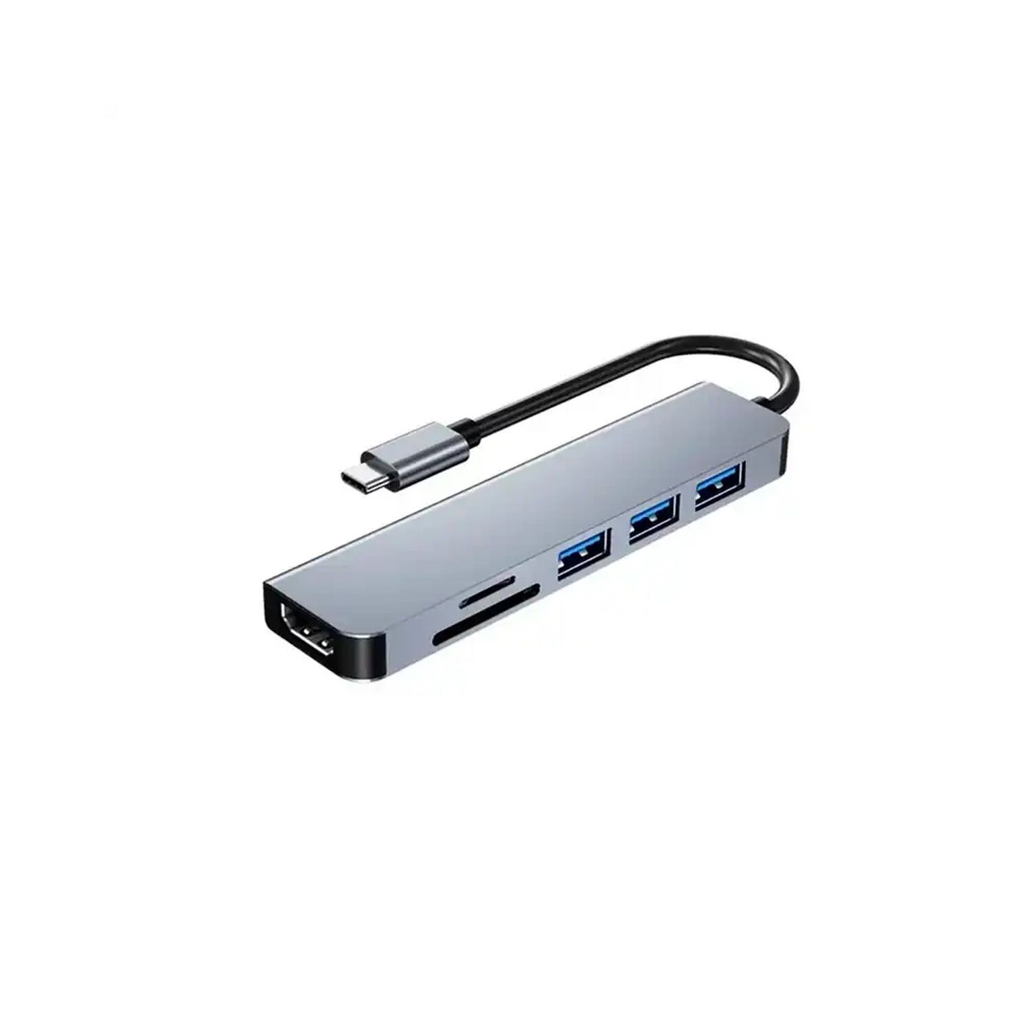 Hub Adaptador Usb Tipo C - Usb 3.0 Hdmi Microsd image number 0.0
