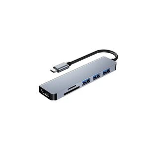 Hub Adaptador Usb Tipo C - Usb 3.0 Hdmi Microsd