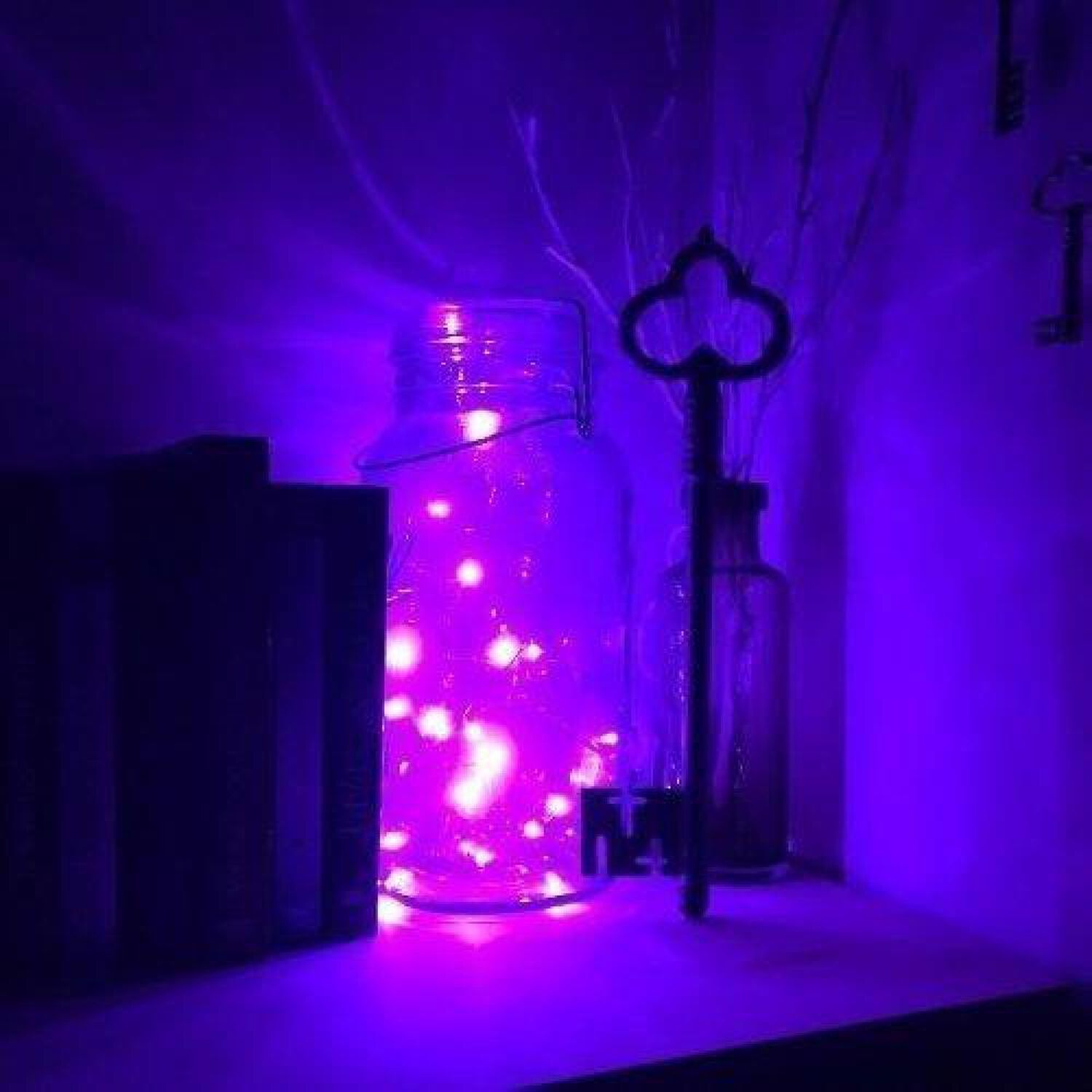 Luces Micro Led Hadas Pilas 2 Metros Colores Pilas Incluidas image number 17.0