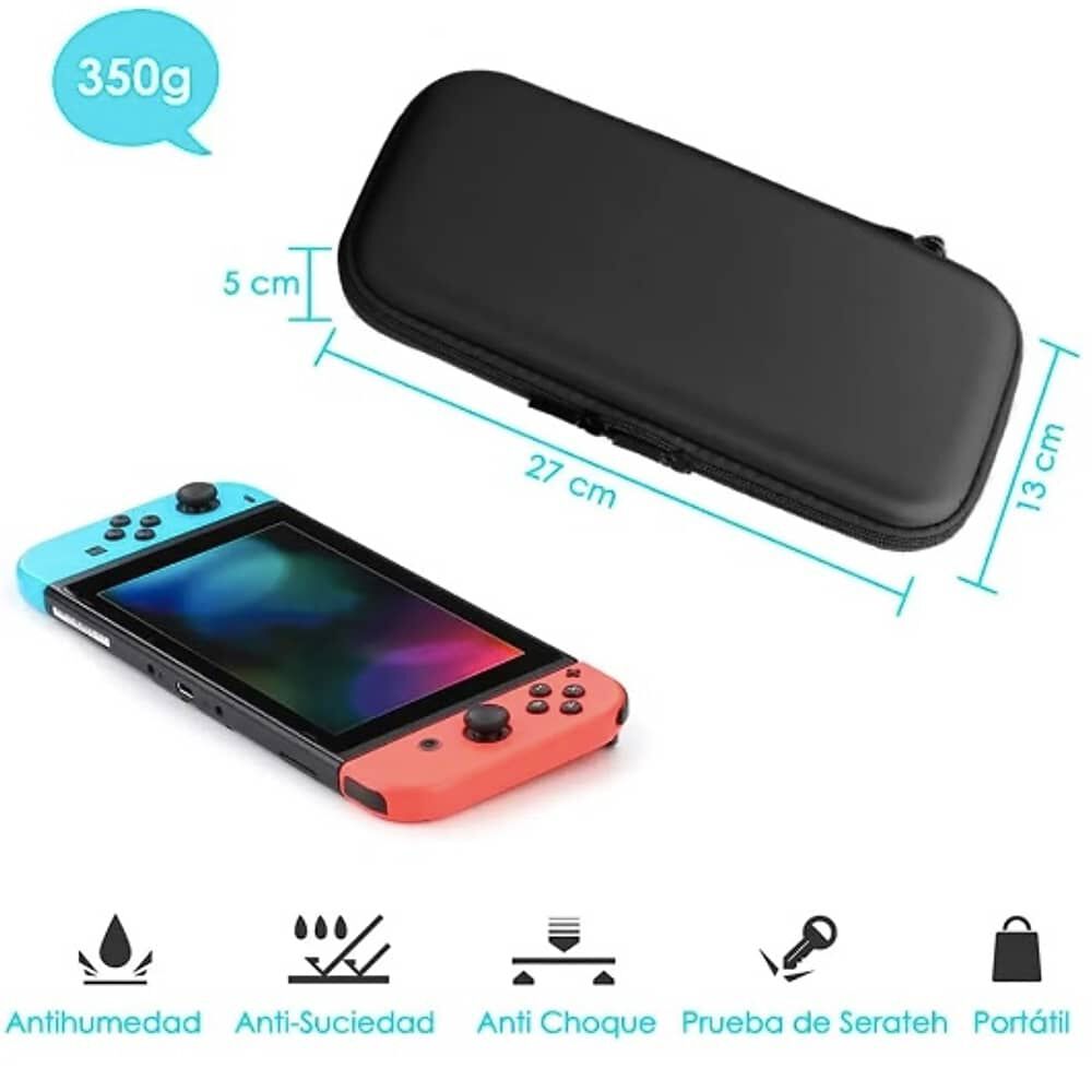 Estuche Protector Para Nintendo Switch Oled Kit 17 En1 Funda image number 3.0