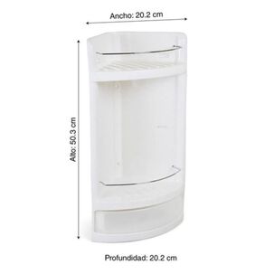 Esquinero Con Gaveta De Baño Reyplast