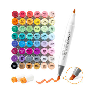 Ohuhu 48 Marcadores Alcohol Honolulu S Pincel&biseladasuave