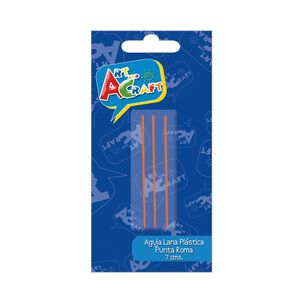 Aguja Plastica Para Lana Set 3un Art & Craft