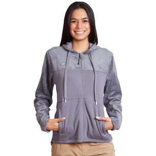 Pro Fleece Hybrid Peakperformance Mujer Kryp Gris