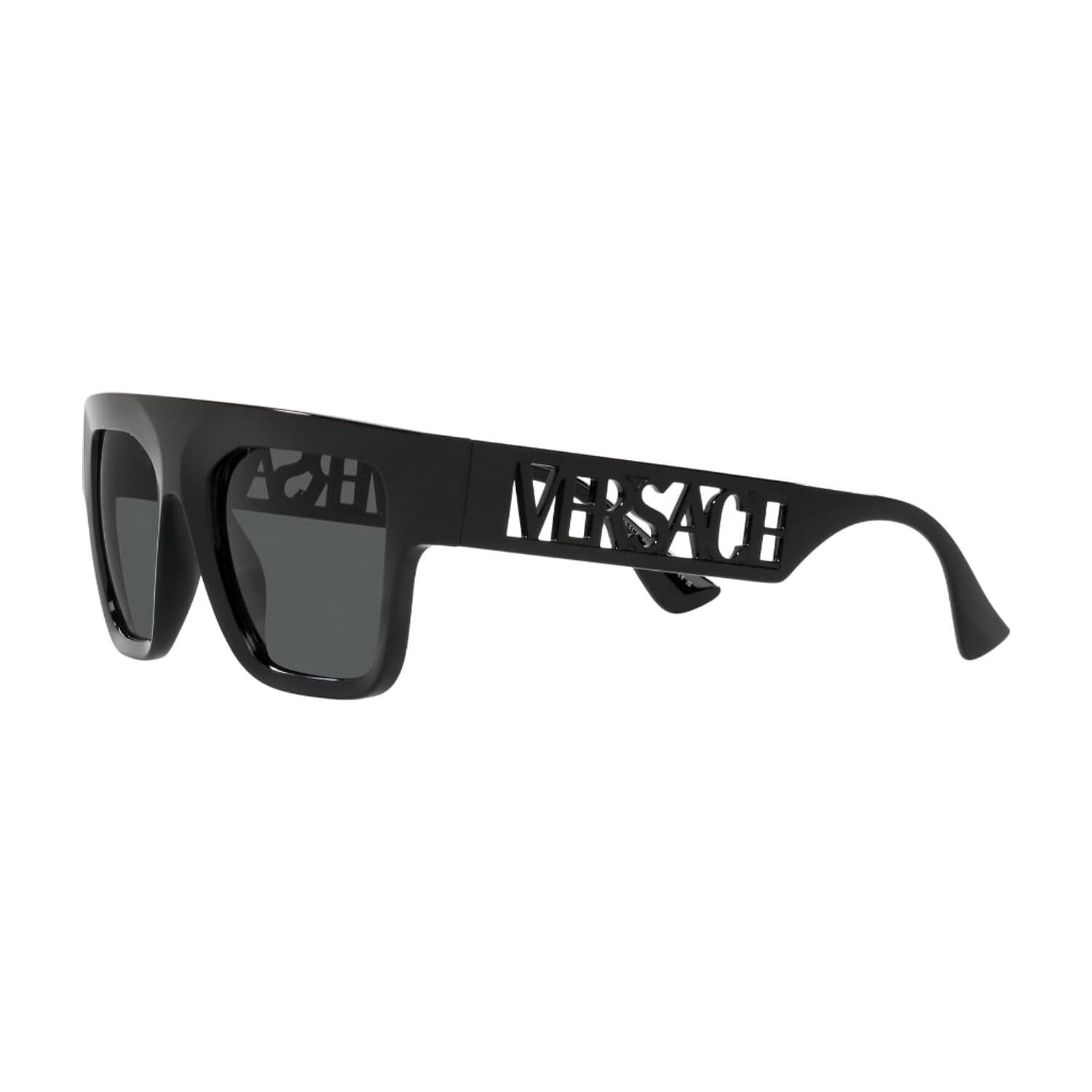 Lentes De Sol 90s Vintage Logo Negro Versace image number 2.0