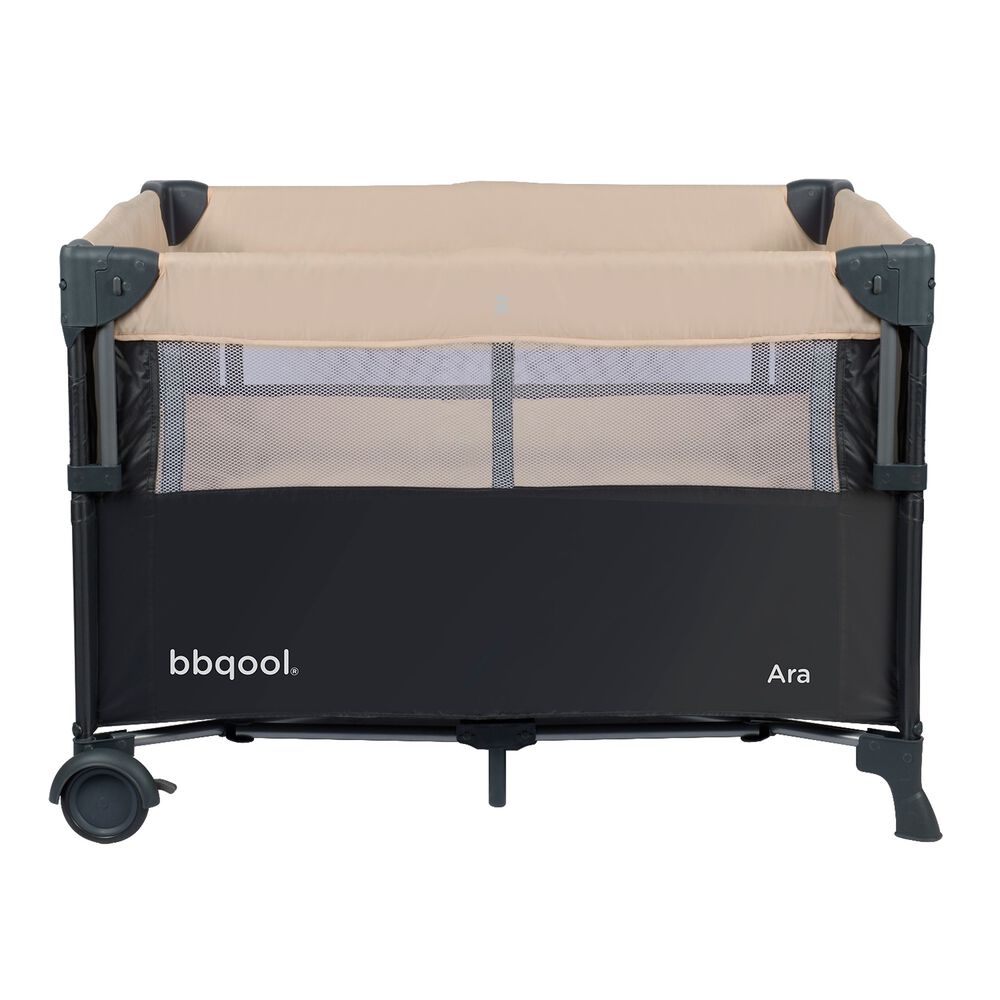 Cuna Playard Colecho Ara Beige + Colch&oacute;n De Espuma image number 4.0
